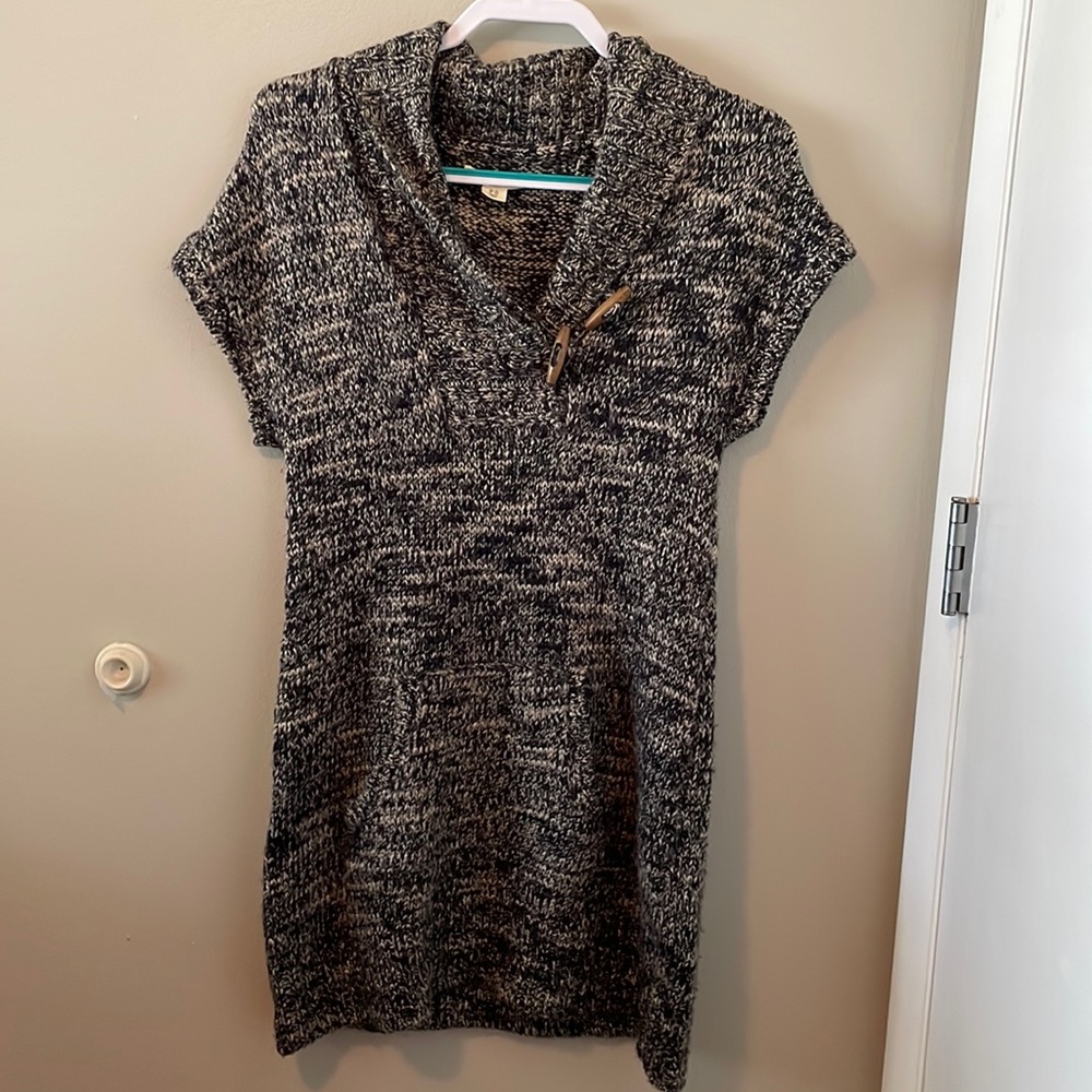 🍂Boho Ruff Hewn Sweater Dress🍂~small